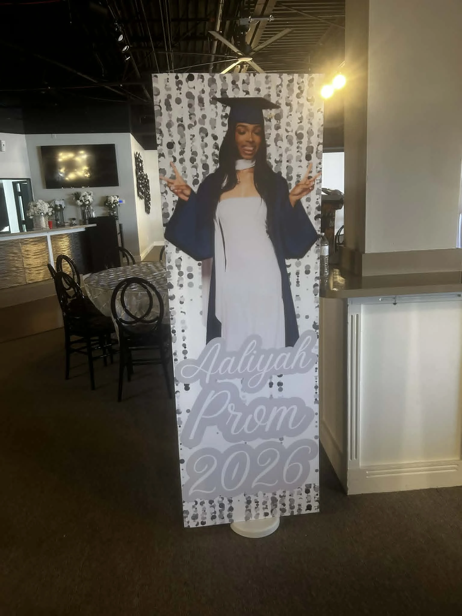 Prom standee setup
