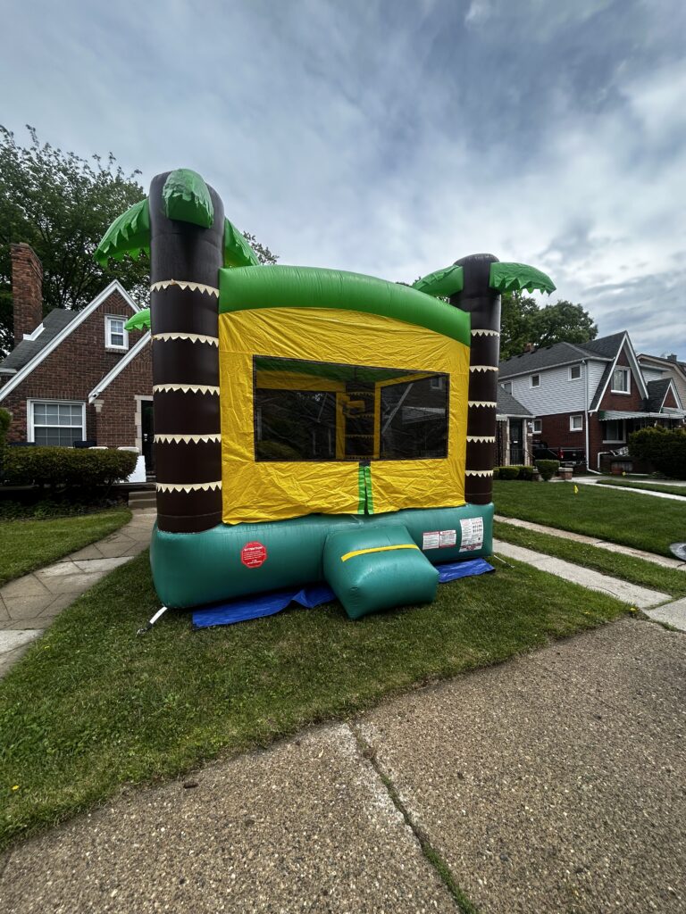 Green & Yellow Bounce House rental