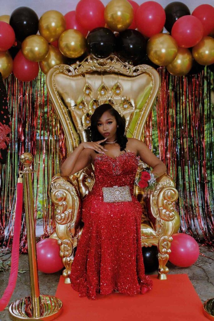 Gold Classic Throne Chair rental